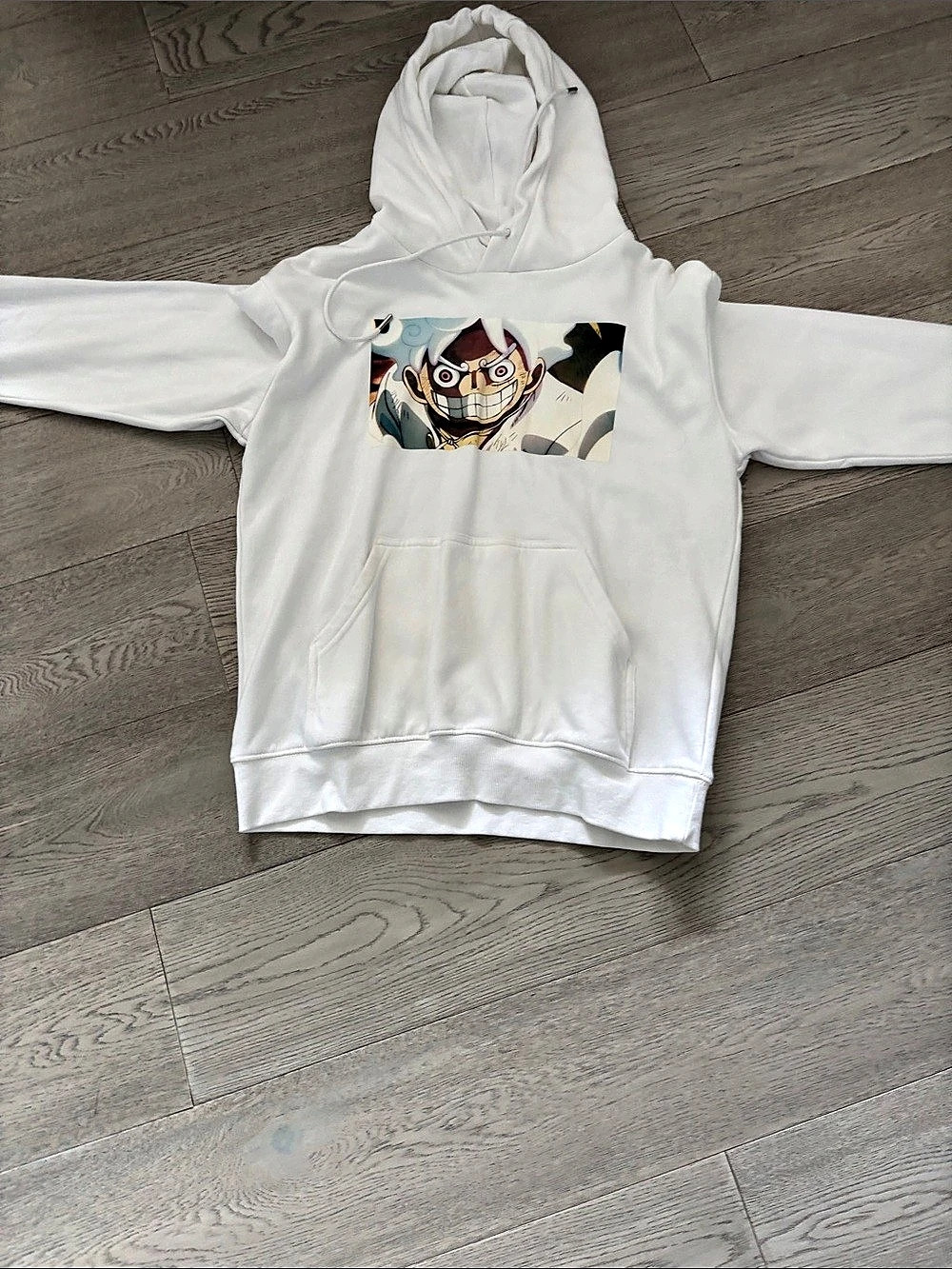Anime Graphic Hoodies White & Black Like New